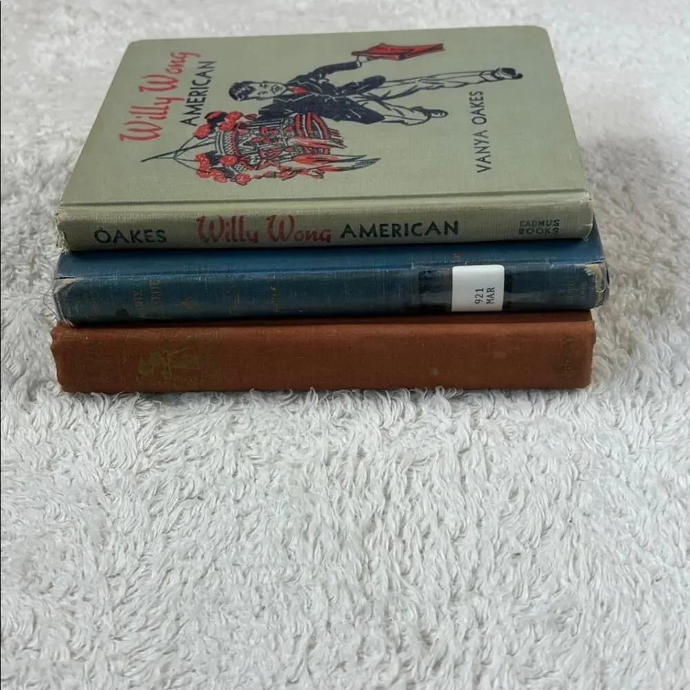 Vintage Book Lot - Willy‎ Wong American, Peony, Marie Antoinette